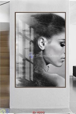 Download file gốc File tranh hiện đại HD542 (in mica) trong suốt