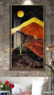 File gốc File tranh bộ hiện đại HD5539 (cho in UV) siêu nét