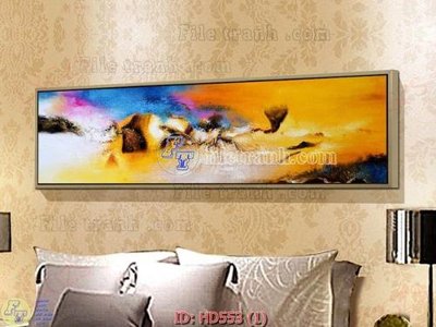 File gốc File tranh hiện đại HD553 (in tráng gương) ốp tường