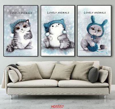 Download file File tranh bộ hiện đại HD5557 (gốc) in mica bàn thờ