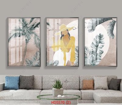 File PSD File tranh bộ hiện đại HD5570 (bản gốc) cho nhà in