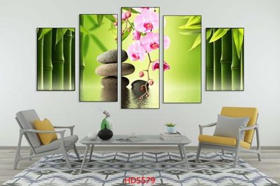 File ảnh File tranh bộ hiện đại HD5579 (gốc) in backdrop sự kiện