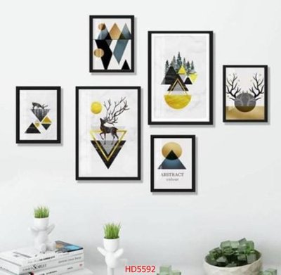 File gốc File tranh bộ hiện đại HD5592 (phiên bản chuẩn) để in ấn