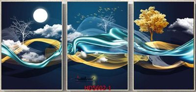 File in ấn chuyên nghiệp File tranh bộ hiện đại HD5602 (file gốc)