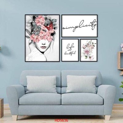 Tải file File tranh bộ hiện đại HD5636 (gốc) chủ đề tôn giáo