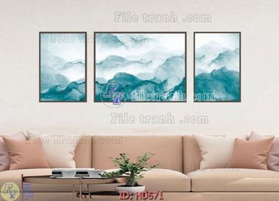 File gốc File tranh hiện đại HD571 (PNG) không nền chất lượng