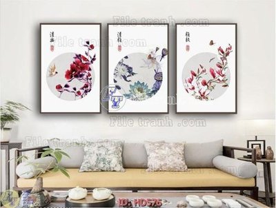 File PSD File tranh hiện đại HD576 (gốc) tách lớp chi tiết