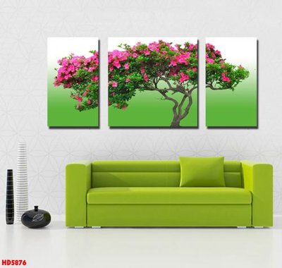 File ảnh File tranh bộ hiện đại HD5876 (gốc) trang trí khách sạn