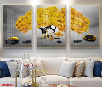 File PSD File tranh bộ hiện đại HD5898 (bản gốc) chất lượng nhất