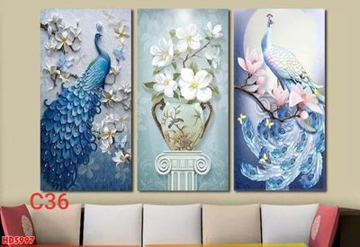 File ảnh File tranh bộ hiện đại HD5997 (gốc) in PP, decal