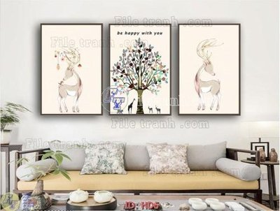 File in ấn File tranh hiện đại HD6 chuyên nghiệp