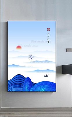File gốc File bộ tranh treo hiện đại HD60010 (in mica) làm bảng hiệu