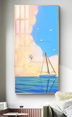 File tranh gốc File bộ tranh treo hiện đại HD60062 (sắc nét từng chi tiết)