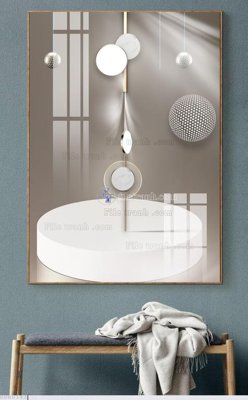 File tranh File bộ tranh treo hiện đại HD60143 (bản gốc) treo tường