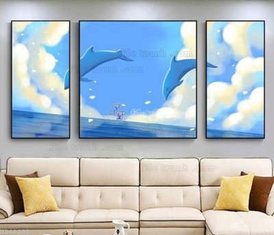 File tranh in mica File bộ tranh treo hiện đại HD60205 (độ phân giải cao)