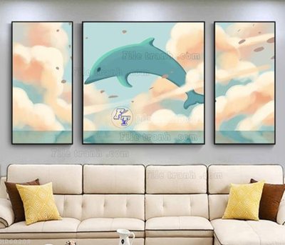 Tải file File bộ tranh treo hiện đại HD60208 (ảnh gốc) in tranh kính