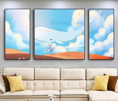 File tranh File bộ tranh treo hiện đại HD60212 (ảnh gốc) độc quyền