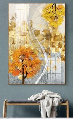 File tranh PSD File bộ tranh treo hiện đại HD60225 chất lượng cao