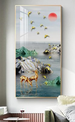 File in lụa File bộ tranh treo hiện đại HD60252 (chất lượng cao) File bộ tranh treo hiện đại HD60252