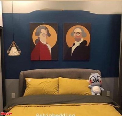 File ảnh gốc File tranh bộ hiện đại HD6029 (chuyên in mica)