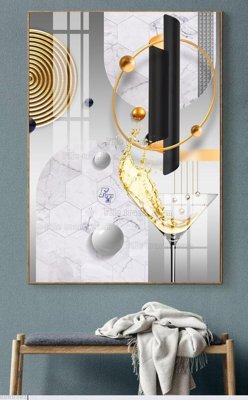 Tải file File bộ tranh treo hiện đại HD60303 (gốc) làm tranh treo tường