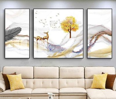 File gốc File bộ tranh treo hiện đại HD60306 (PNG) chất lượng cao