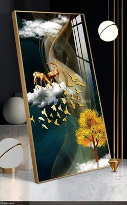 Tải file File bộ tranh treo hiện đại HD60404 (gốc) in tranh tráng gương