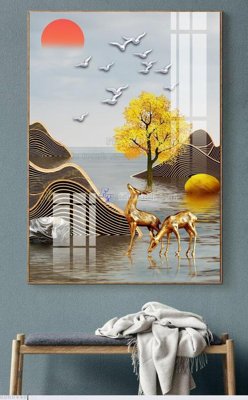 Chi tiết file gốc File bộ tranh treo hiện đại HD60440 (cho in tráng gương)