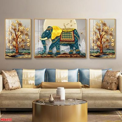 Tải file File tranh bộ hiện đại HD6052 (PSD) cho in tranh 3D