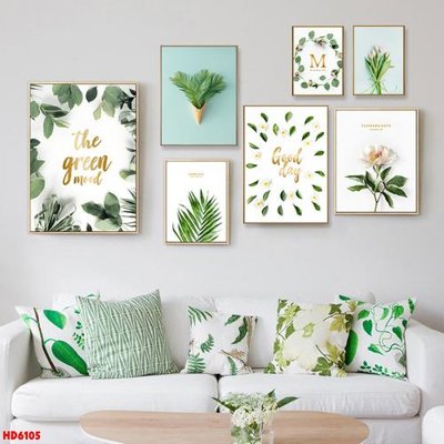 File gốc File tranh bộ hiện đại HD6105 (in tráng gương) nghệ thuật