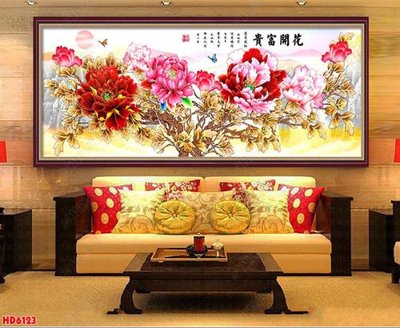 File ảnh File tranh bộ hiện đại HD6123 (gốc) in backdrop sự kiện