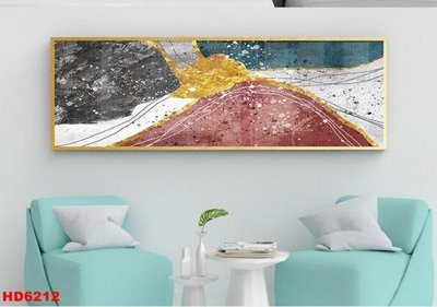 File in mica File tranh bộ hiện đại HD6212 (bản gốc) làm vách ngăn