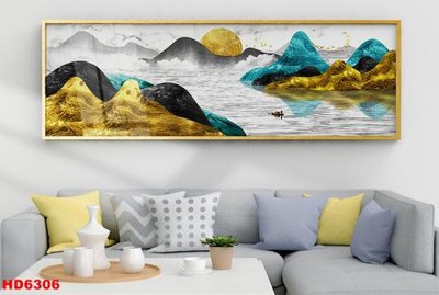 File gốc File tranh bộ hiện đại HD6306 (in ấn) màu sắc trung thực