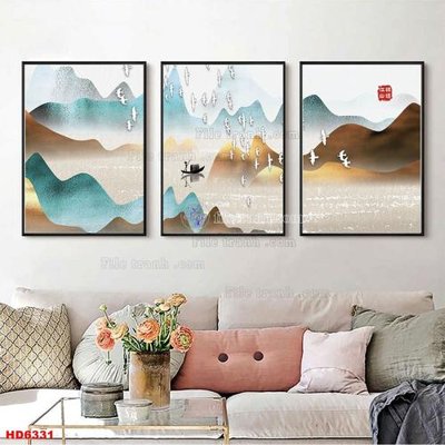 File tranh PSD File tranh bộ hiện đại HD6331 chất lượng cao