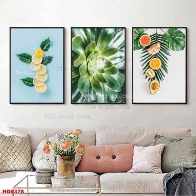 File gốc File tranh bộ hiện đại HD6378 (in tráng gương) hiện đại