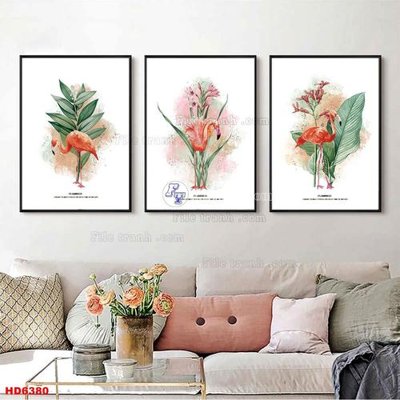 Tải file File tranh bộ hiện đại HD6380 (gốc) làm tranh trang trí