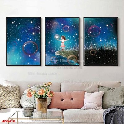 File tranh File tranh bộ hiện đại HD6416 (gốc) chủ đề tĩnh vật