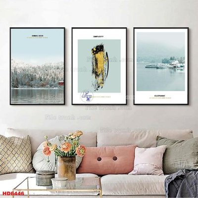 File gốc File tranh bộ hiện đại HD6446 (cho in ấn) từ Filetranh.com