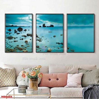 Download file File tranh bộ hiện đại HD6469 (gốc) in mica ốp bếp