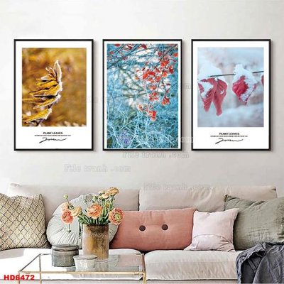 File gốc File tranh bộ hiện đại HD6472 (in mica) làm bảng hiệu