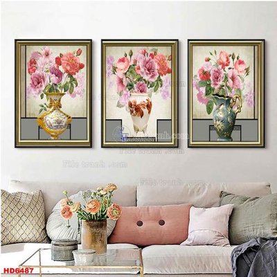 File PSD File tranh bộ hiện đại HD6487 (bản gốc) chất lượng nhất