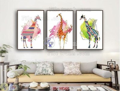 File in trần File tranh hiện đại HD65 (bản gốc) phong cảnh