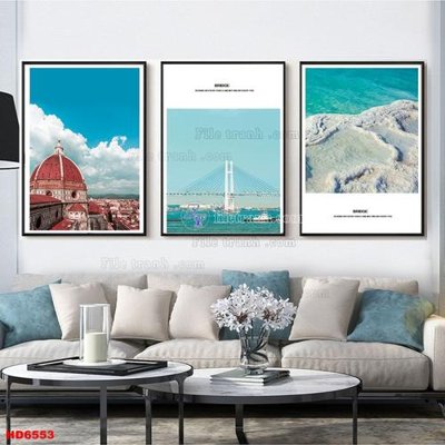 File tranh gốc File tranh bộ hiện đại HD6553 (bản đẹp) độc quyền