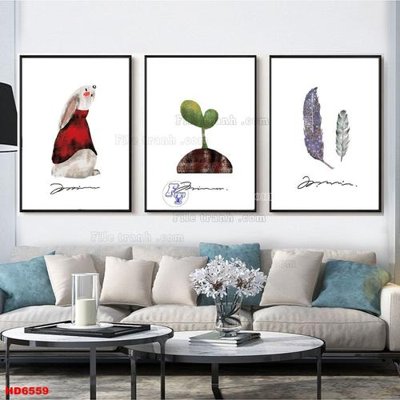 File gốc File tranh bộ hiện đại HD6559 (in mica) làm quà tặng