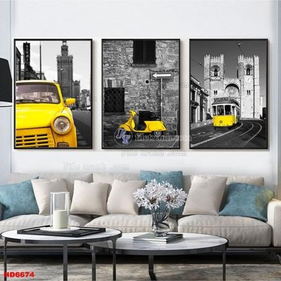 File gốc File tranh bộ hiện đại HD6674 (ảnh chi tiết) để in lụa