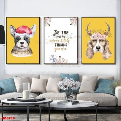 File gốc File tranh bộ hiện đại HD6710 (in lụa) hoa văn cổ điển