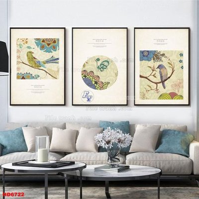 Tải file gốc File tranh bộ hiện đại HD6722 (để in lụa)