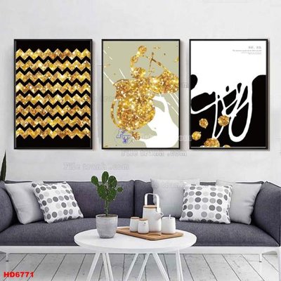 Tải file File tranh bộ hiện đại HD6771 (gốc) làm tranh treo tường