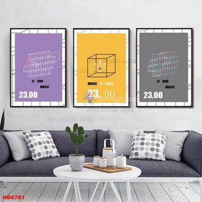 Tải file gốc File tranh bộ hiện đại HD6781 (in bạt) quảng cáo