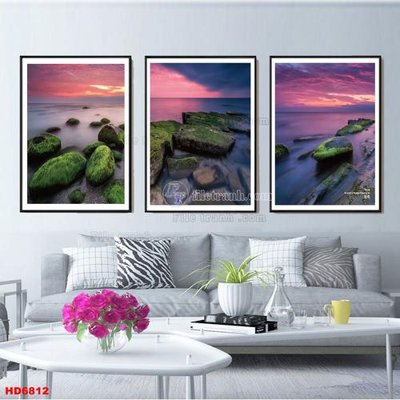 Hình ảnh file gốc in trần nhà File tranh bộ hiện đại HD6812